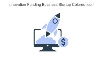 Innovation Funding Business Startup Colored Icon In Powerpoint Pptx Png And Editable Eps Format