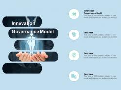 Innovation governance model ppt powerpoint presentation professional design templates cpb