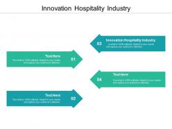 Innovation hospitality industry ppt powerpoint presentation show cpb