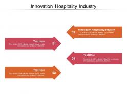 Innovation hospitality industry ppt powerpoint presentation styles professional cpb