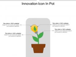 Innovation Icon In Pot