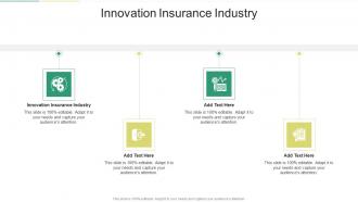 Innovation Insurance Industry In Powerpoint And Google Slides Cpb