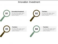 Innovation investment ppt powerpoint presentation gallery show cpb