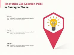 Innovation lab location point in pentagon shape