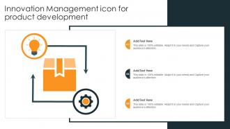 Innovation Management Icon For Product Development