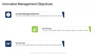 Innovation Management Objectives In Powerpoint And Google Slides Cpb