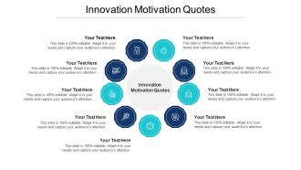 Innovation Motivation Quotes Ppt Powerpoint Presentation Professional File Formats Cpb