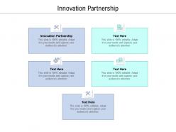Innovation partnership ppt powerpoint presentation summary slide portrait cpb