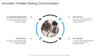Innovation Problem Solving Communication In Powerpoint And Google Slides Cpb