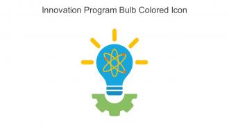Innovation Program Bulb Colored Icon In Powerpoint Pptx Png And Editable Eps Format