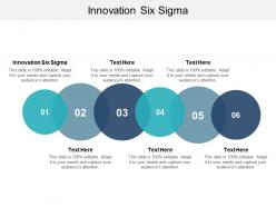 Innovation six sigma ppt powerpoint presentation icon file formats cpb