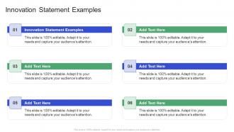 Innovation Statement Examples In Powerpoint And Google Slides Cpb