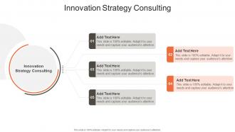 Innovation Strategy Consulting In Powerpoint And Google Slides Cpb