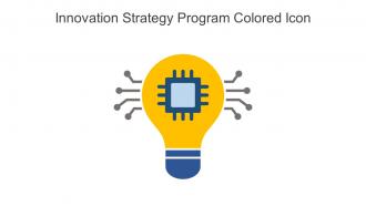 Innovation Strategy Program Colored Icon In Powerpoint Pptx Png And Editable Eps Format