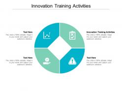 Innovation training activities ppt powerpoint presentation outline example file cpb
