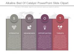 Innovative alkaline bed of catalyst powerpoint slide clipart