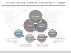 Innovative business planning powerpoint slide design ppt sample