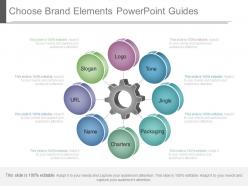 Innovative choose brand elements powerpoint guides