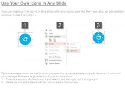 Innovative custom business plan circle chart powerpoint slides design