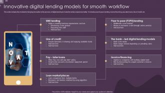 Innovative Digital Lending Models For Smooth Workflow