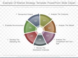 Innovative example of market strategy template powerpoint slide clipart