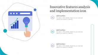 Innovative Features Analysis And Implementation Icon