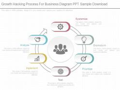 Innovative growth hacking process for business diagram ppt sample download