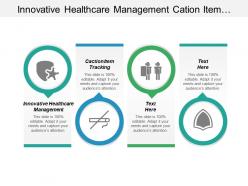 Innovative healthcare management cation item tracking planning strategy cpb