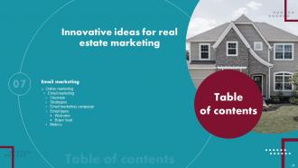 Innovative Ideas For Real Estate Marketing Powerpoint Presentation Slides MKT CD V Graphical Professional