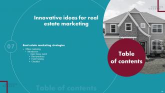 Innovative Ideas For Real Estate Marketing Powerpoint Presentation Slides MKT CD V Impressive Colorful