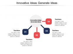 Innovative ideas generate ideas ppt powerpoint presentation file examples cpb