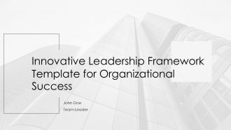 Innovative Leadership Framework Template For Organizational Success PPT H