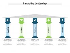 Innovative leadership ppt powerpoint presentation samples cpb