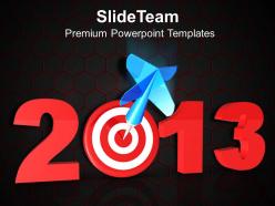 Innovative Marketing Concepts 2013 New Year Targets Business Success Ppt Slide Designs Powerpoint