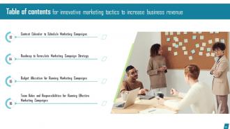 Innovative Marketing Tactics To Increase Business Revenue Strategy CD V Analytical Professional