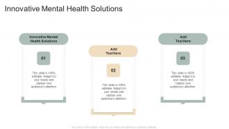 Innovative Mental Health Solutions In Powerpoint And Google Slides Cpb