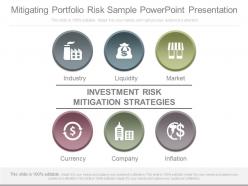 Innovative mitigating portfolio risk sample powerpoint presentation