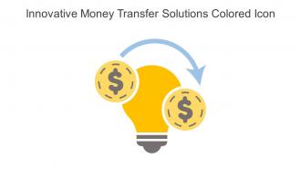 Innovative Money Transfer Solutions Colored Icon In Powerpoint Pptx Png And Editable Eps Format