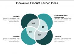 Innovative product launch ideas ppt powerpoint presentation file themes cpb