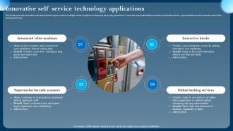 Innovative Self Service Technology Applications
