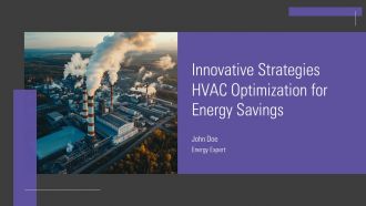 Innovative Strategies HVAC Optimization For Energy Savings PPT Guidelines ACP
