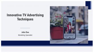 Innovative TV Advertising Techniques PPT Example AT