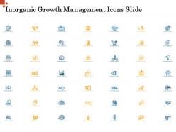 Inorganic growth management icons slide ppt icons