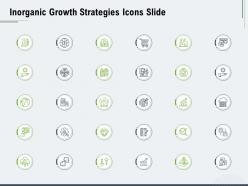 Inorganic Growth Strategies Icons Slide Ppt Powerpoint Presentation Styles Outfit