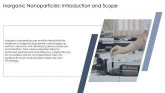 Inorganic Nanoparticles Introduction And Scope Inorganic Nanoparticles PPT Slides ST AI SS