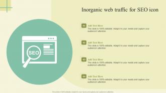 Inorganic Web Traffic For SEO Icon