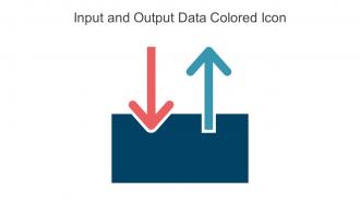 Input And Output Data Colored Icon In Powerpoint Pptx Png And Editable Eps Format