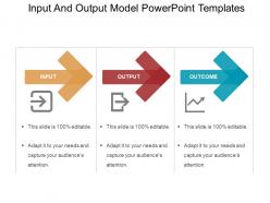 Input and output model powerpoint templates