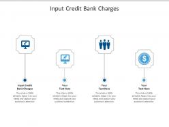 Input credit bank charges ppt powerpoint presentation styles slideshow cpb
