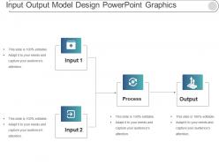 Input output model design powerpoint graphics